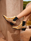 Vintage Embroidery Ankle Boots: Step Out in Retro Style