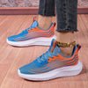 2024 New Arrival: Women's Casual Lightweight Sneakers - Blue and Orange