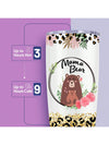 Mom Tumbler: Funny Bear Bottle for Mother's Day & Christmas - Best 20oz Cup with Lid