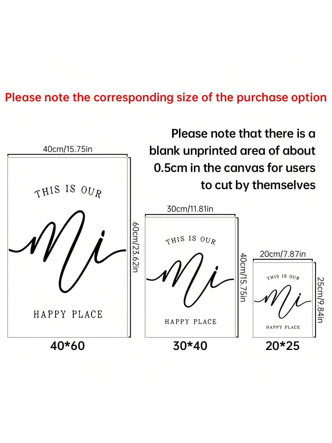 This Family Quotes Canvas Art Set is the perfect addition to any home. Featuring the quote "This Is Our Happy Place," this set of canvas prints celebrates the love and happiness found within the family unit. Made with high-quality materials, this art set will add a warm and welcoming touch to any room, reminding everyone of the joy of family.