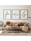This Family Quotes Canvas Art Set is the perfect addition to any home. Featuring the quote "This Is Our Happy Place," this set of canvas prints celebrates the love and happiness found within the family unit. Made with high-quality materials, this art set will add a warm and welcoming touch to any room, reminding everyone of the joy of family.