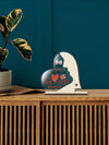 Expertly crafted for the perfect balance of form and function, our "You Complete Me" heart-shaped acrylic sign is a stunning desktop decoration for any home or fireplace. Show your love and appreciation with this heartfelt <a href="https://canaryhouze.com/collections/ornaments" target="_blank" rel="noopener">gift</a> for your girlfriend.