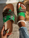 Stylish Summer Thong Print Sandals - Women's Large Size 2023 Collection