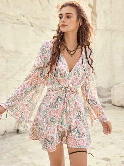 Introducing our Paisley Perfection: Boho Feels Bell Sleeve <a href="https://canaryhouze.com/collections/women-dresses" target="_blank" rel="noopener">Dress</a> for Women. This stylish dress boasts a stunning paisley print and trendy bell sleeves, perfect for any bohemian fashion lover. Elevate your wardrobe with this unique and versatile piece.