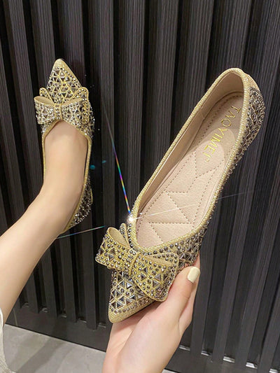 Women's Elegant French Style Chunky Heel Dress Shoes: 2023 Summer New Arrival