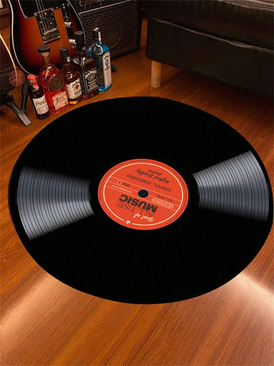 Introducing the vintage-inspired CD Record Shaped Round Carpet, the versatile and stylish addition to any room décor. Made with high-quality materials, this unique carpet brings a touch of nostalgia and charm to your space, while also providing comfort and durability. Perfect for music lovers and interior design enthusiasts alike.