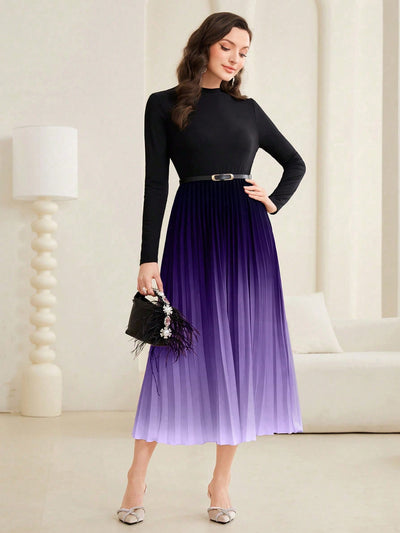 Elevate your style with Ethereal Elegance: Women's Gradient Pleated <a href="https://canaryhouze.com/collections/women-dresses" target="_blank" rel="noopener">Dress</a>. This dress combines a gradient design with pleated details for a stunning and unique look. Perfect for any occasion, this dress will make you stand out while providing comfort with its lightweight and flowy material.