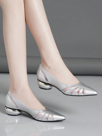 Trendy Women's Chunky Heel Shoes: Step Into Spring and Autumn in Style