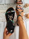Experience comfort and style with our Summer Chic Woven Flat Sandals. Featuring an anti-slip sole and open toe design, these sandals provide both functionality and fashion. Stay confident on any surface while showing off your summer look.