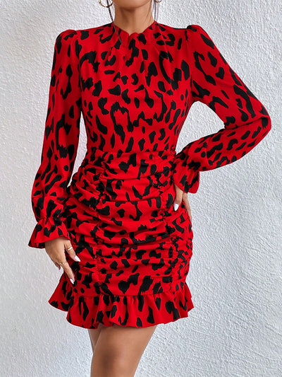 Heartfelt Style: Women's Full Heart Print Dress