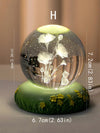 Saturn Nebula Moon Glowing Crystal Ball Lamp - Creative Bedside Night Light