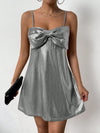 Chic and Charming: Women's Bowknot Decorated Cami Dress