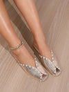 Dragonfly Embroidered Silver Flats: Add Glamour to Your Wardrobe