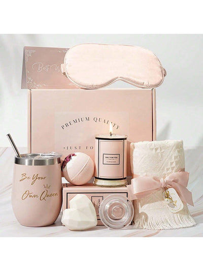 Indulge in the Pink Pampering Paradise: The Ultimate Birthday Spa <a href="https://canaryhouze.com/collections/ornaments" target="_blank" rel="noopener">Gift Set</a> for Women. This luxurious set includes a variety of spa essentials, handpicked to provide the ultimate pampering experience. Perfect for any birthday celebration, this set will leave any woman feeling relaxed, rejuvenated, and pampered.