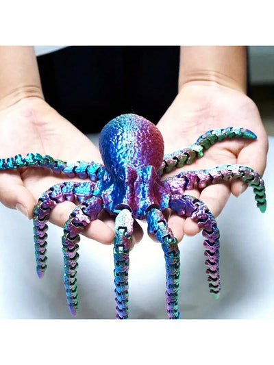 Add a touch of whimsy to your fish tank with our Unique and Whimsical 3D Printed Octopus Ornament. This one-of-a-kind piece is perfect for fish tank landscaping and will provide an eye-catching and playful element to your aquarium. Made with 3D printing technology, this ornament is both durable and intricately designed.