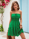 Sun-Kissed Dreams: Women's Strapless Holiday Summer Beach Dress