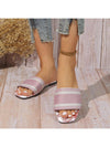 Stylish Embroidered Flat Slippers: Comfortable and Chic Outdoor Footwear