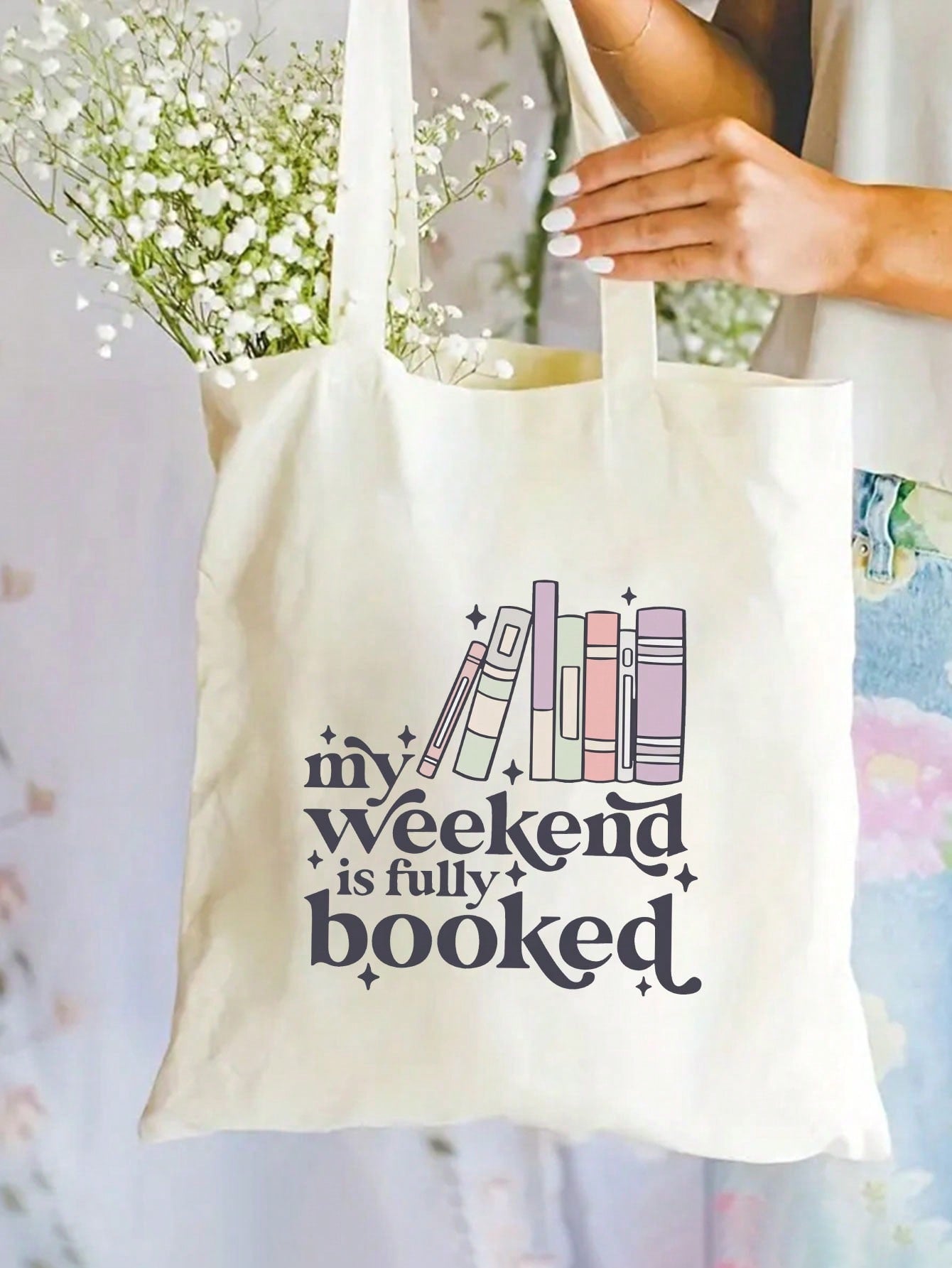 This chic canvas tote is perfect for everyday use and on-the-go style. Its durable design and versatile functionality make it a must-have for anyone looking to add a touch of sophistication to their wardrobe. With its spacious interior and stylish exterior, this tote is the perfect blend of fashion and function.