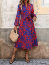 Chic and Stylish: Women's Lantern Sleeve Printed Shift Dress