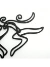 Metallic Wire Art Wall Decoration: Abstract Valentine's Day Gift for Modern Living Spaces