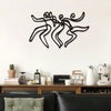 Metallic Wire Art Wall Decoration: Abstract Valentine's Day Gift for Modern Living Spaces