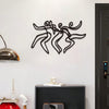 Metallic Wire Art Wall Decoration: Abstract Valentine's Day Gift for Modern Living Spaces