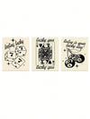 Whimsical Wall Decor Trio: Lucky Queen, Magic 8 Ball, Cherry Posters
