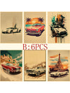 Enhance your space with this Vintage Car Lover's 6-Piece <a href="https://canaryhouze.com/collections/printable-art" target="_blank" rel="noopener">Wall Poster Set</a>. Perfect for home, bar, or café, these stylish posters showcase classic cars for an elegant touch. Made with high-quality materials, they add a vintage charm and are a must-have for any car enthusiast.