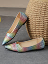 Colorful Chic: Women's Pointed Toe Flat Shoes for Fall