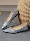 Stylish Blue Pointed Toe Flats: Your Ultimate Choice for Outdoor Activities and Leisure in Autumn