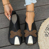 Retro Style Handmade Leather Shoes for Wide Feet - Comfortable Low Heels and Soft Soles