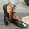 Retro Style Handmade Leather Shoes for Wide Feet - Comfortable Low Heels and Soft Soles