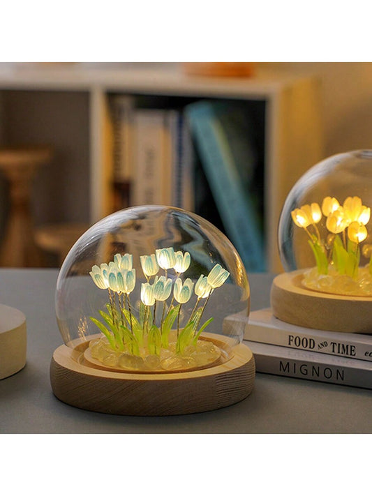 Tulip Night Light Material Package: Illuminate Your Creativity with this Handmade DIY Desk Decoration