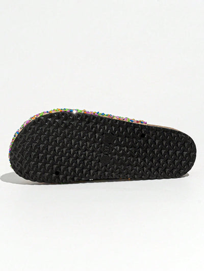 Sparkling Holiday Slippers: Glitter Flip Flops, Slides, and Sandals for Women