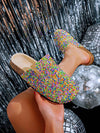 Sparkling Holiday Slippers: Glitter Flip Flops, Slides, and Sandals for Women