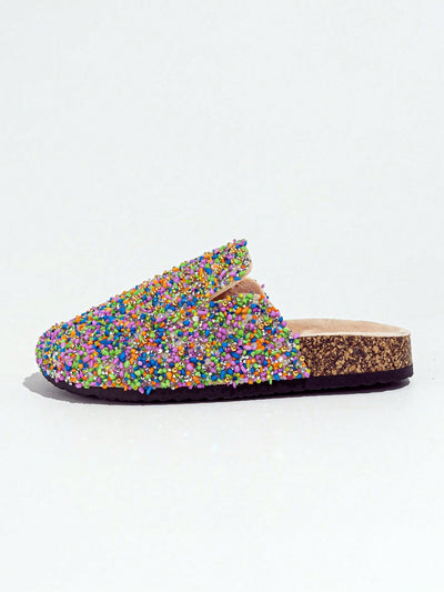 Sparkling Holiday Slippers: Glitter Flip Flops, Slides, and Sandals for Women