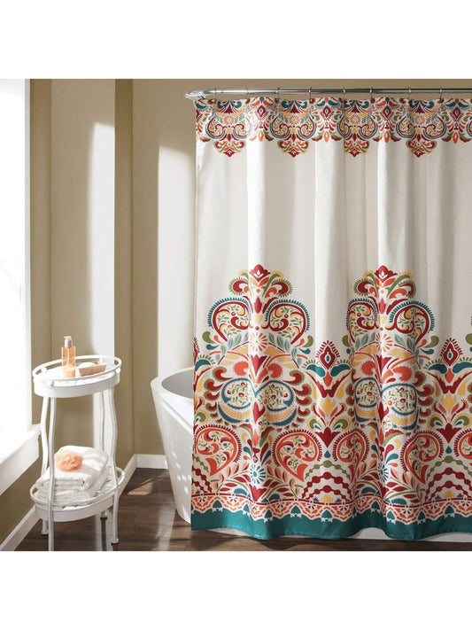 This Bohemian Splash <a href="https://canaryhouze.com/collections/shower-curtain" target="_blank" rel="noopener">shower curtain</a> is a must-have for any chic bathroom. Its waterproof material ensures durability and easy maintenance, while adding a touch of bohemian style to your decor. Measuring 180x180cm, it offers full coverage and protection. Elevate your bathroom experience with this stylish and practical shower curtain.