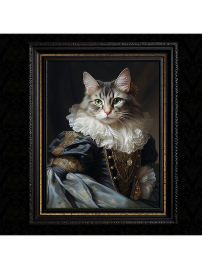 Funny Feline Art Print: Ideal Gift for Cat Lovers