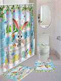 Transform your bathroom into an enchanting space with our Whimsical Bunny Easter <a href=
