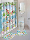 Transform your bathroom into an enchanting space with our Whimsical Bunny Easter <a href="https://canaryhouze.com/collections/shower-curtain" target="_blank" rel="noopener">Bathroom Set</a>. The set includes a curtain, mats, rugs and more, all adorned with delightful bunny designs. Add a touch of whimsy to your daily routine and make every day feel like Easter.