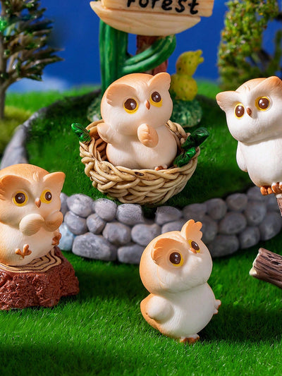 Whimsical Owl Mini Ornament: A Charming Addition to Any Space