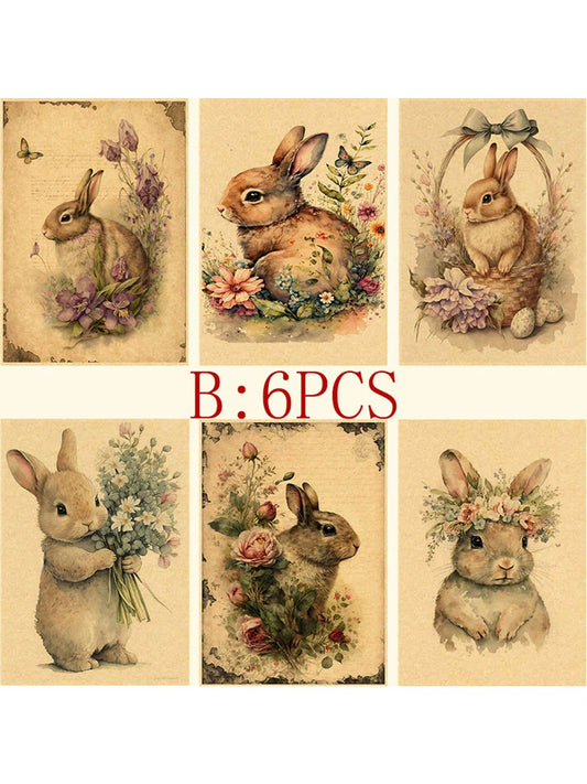 Create a warm and inviting atmosphere in your bar or cafe with our Vintage Rabbit Poster Wall Sticker Set. These adorable wall stickers feature nostalgic rabbit designs, adding a touch of whimsy to your decor. Easy to apply and remove, they are a perfect addition for any vintage-themed establishment.