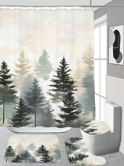 Enchantment of the Forest: Digital Printed Shower Curtain