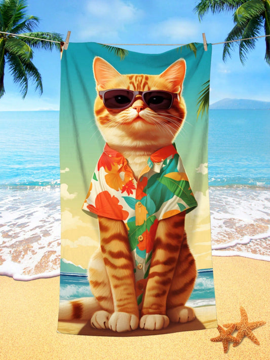 Experience the ultimate convenience and style with our Superfine Animal Cat Pattern <a href="https://canaryhouze.com/collections/towels" target="_blank" rel="noopener">Beach Towel</a>. Made from quick-drying material, this towel is perfect for swimming, baths, and travel. Its superfine pattern adds a touch of fun and personality to your beach day. Stay dry and fashionable with our versatile towel.