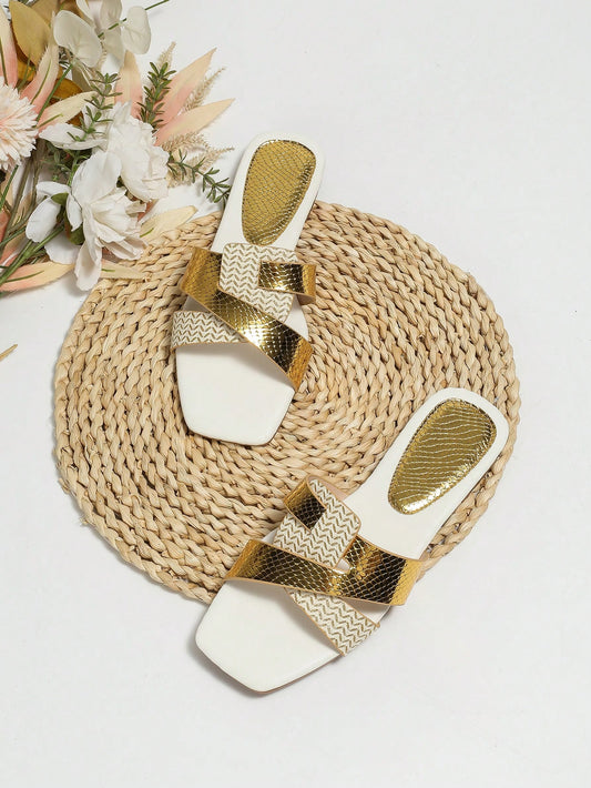 These stylish flat sandals are designed to provide plus size women with both comfort and style. Made with high-quality materials, these <a href="https://canaryhouze.com/collections/women-canvas-shoes" target="_blank" rel="noopener">sandals</a> are perfect for everyday wear, allowing you to confidently step out and tackle your day with ease. Don't sacrifice style for comfort - have both with these sandals.