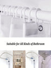 Complete Bathroom Makeover Set: Waterproof Shower Curtain, Toilet Covers, Bath Mats & More