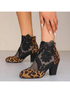 Women's Chic Mesh Patchwork Boots for Spring Styling