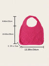 Chic and Stylish Knitted Single Shoulder Tote Bag for Women