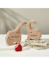 Customized Wooden Elephant Family Puzzle: Personalized Home Decor and Thoughtful Gifts for Every Occasion