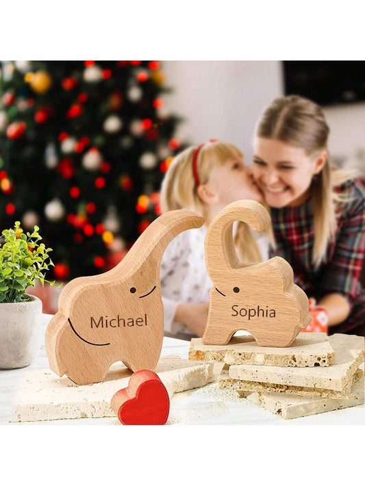 Elevate your home decor and gift-giving game with our Customized Wooden Elephant Family Puzzle. Crafted from quality wood, this puzzle can be personalized for any occasion. Perfect for adding a unique touch to your home or gifting to loved ones. Expertly crafted and customizable, this puzzle is a thoughtful and timeless addition to any household.